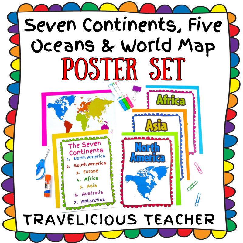 seven-continents-five-oceans-world-map-poster-set